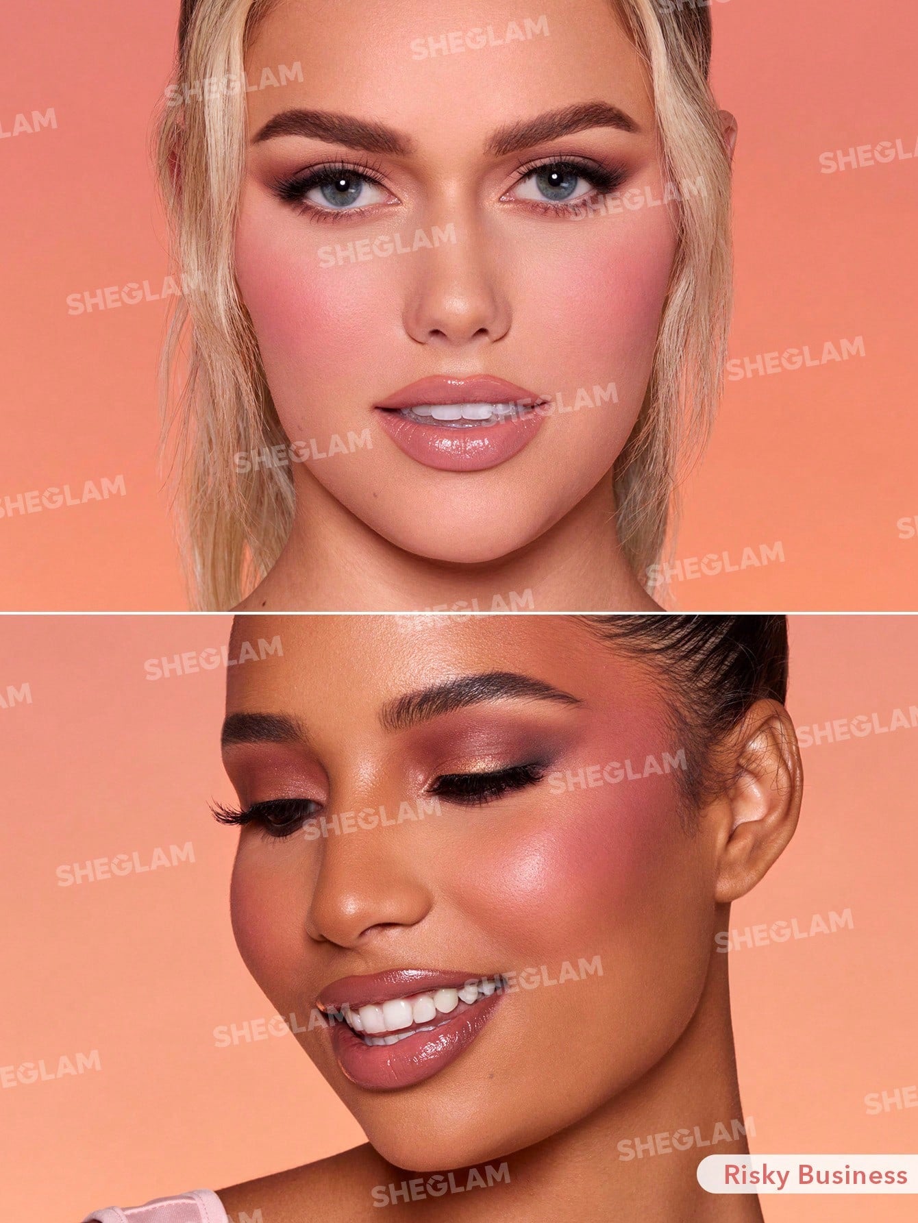 SheGlam Color Bloom Liquid Blush Matte Finish-Risky Business