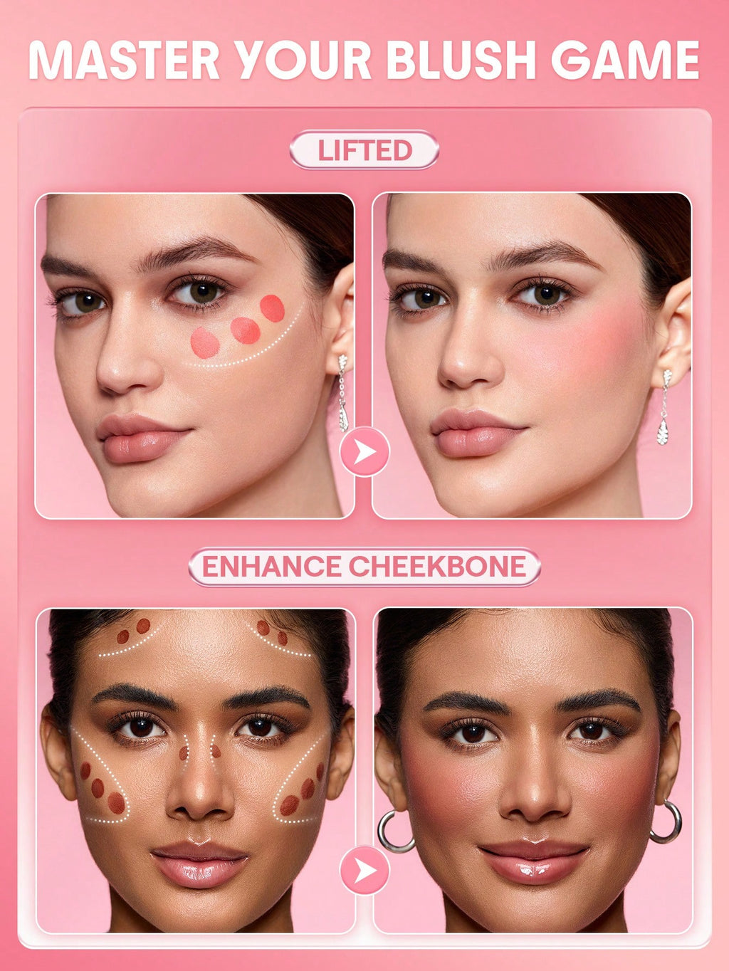 SheGlam Color Bloom Liquid Blush Matte Finish-Risky Business