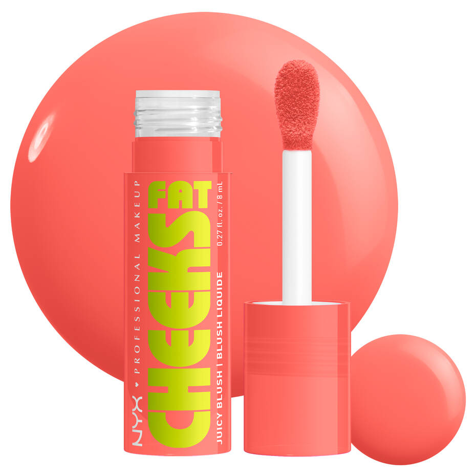 NYX Fat Cheeks Juicy Liquid Blush - Papaya Plump