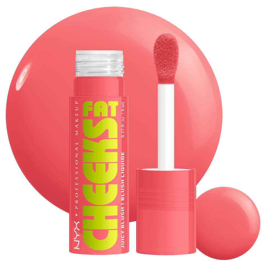 NYX Fat Cheeks Juicy Liquid Blush - Fig Fizz